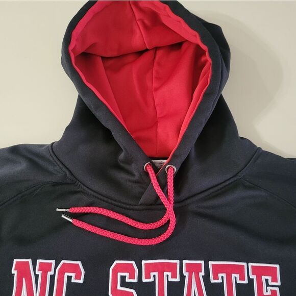 Stadium Athletics Men's Black NC State Wolfpack Pullover Hooded Sweatshirt - Picture 9 of 15